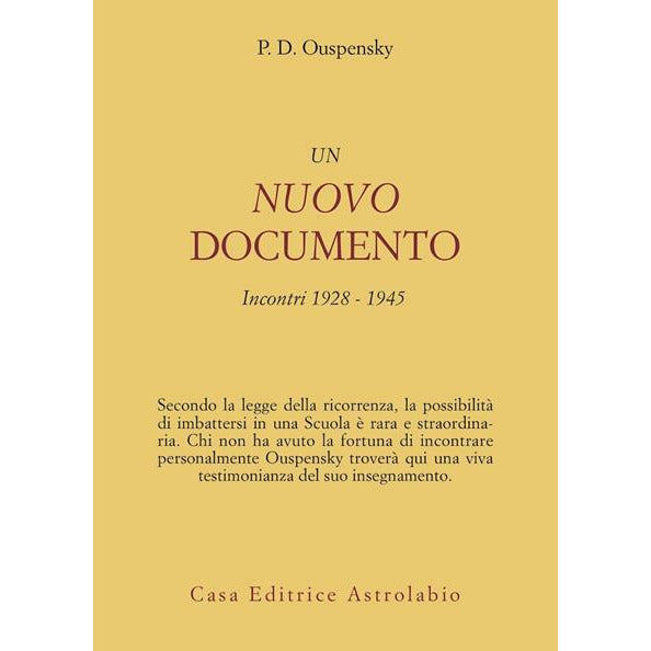 Un nuovo documento